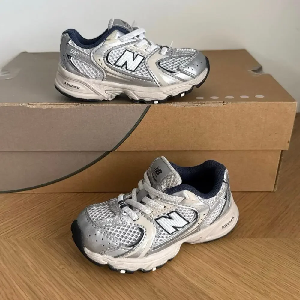 New Balance 530 ‘Summer Fog Navy’ Toddler Sneakers- SZ 7 C - Picture 3 of 10